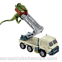 Matchbox Jurassic World Dino Transporters Dilopho-loader Vehicle And Figure B077PG9LMH